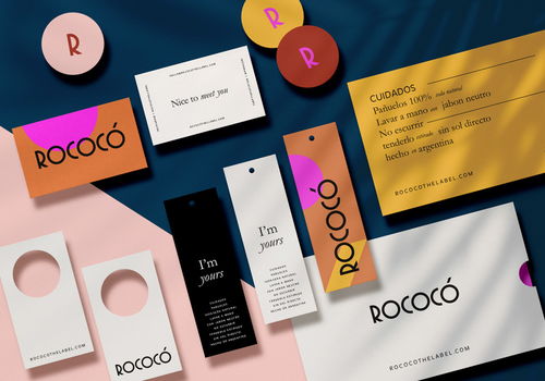 專業設計服務 洛可可風格服裝配飾品牌形象設計